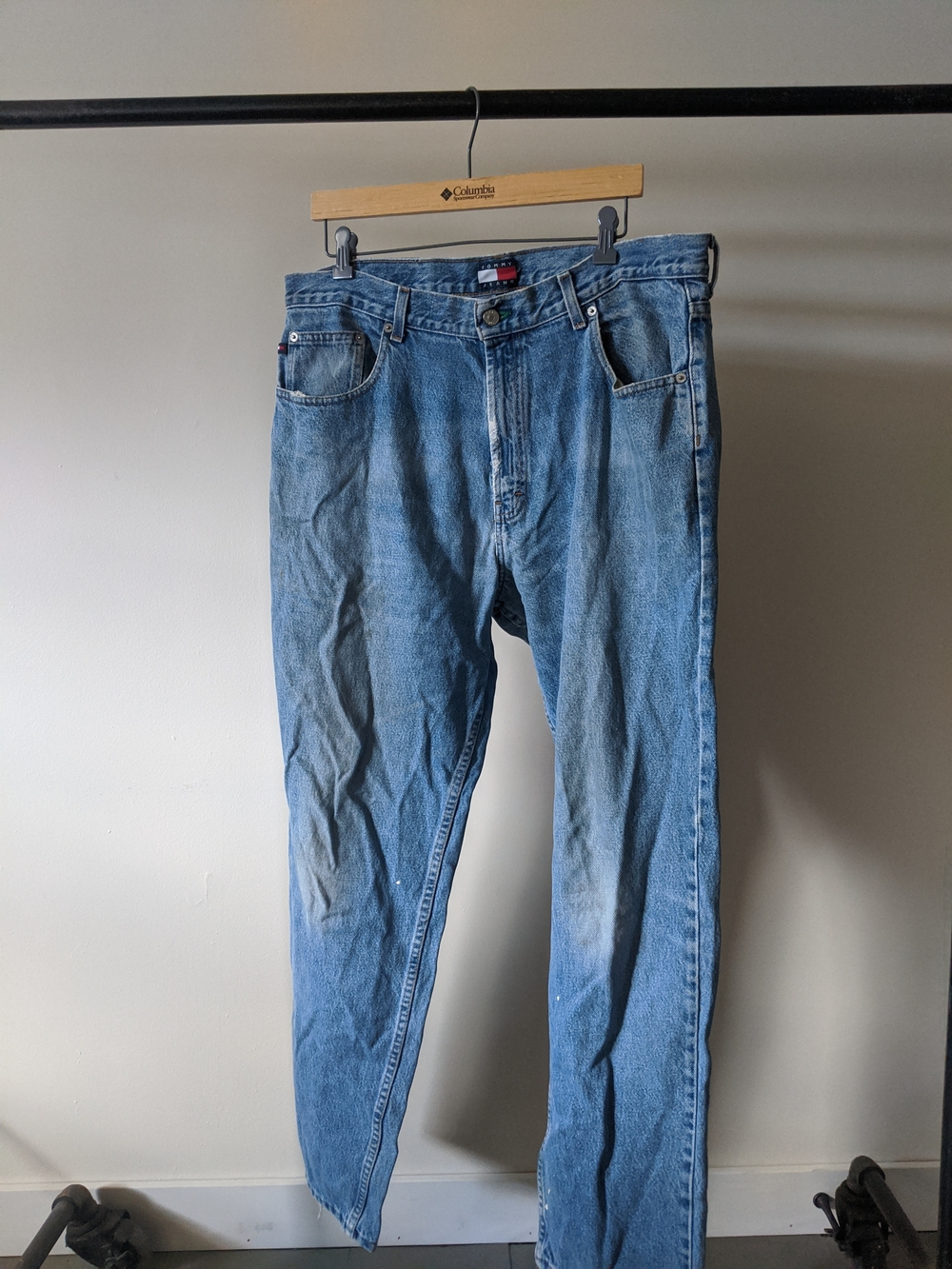 Tommy Hilfiger Light Blue Straight Leg Jeans